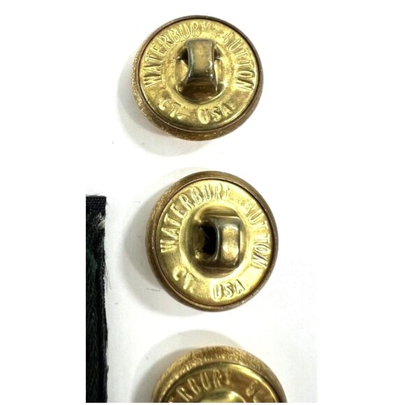 Polo Lauren Ralph Lauren Replacement Buttons Gold Toned Waterbury USA 10 Count - Picture 7 of 9